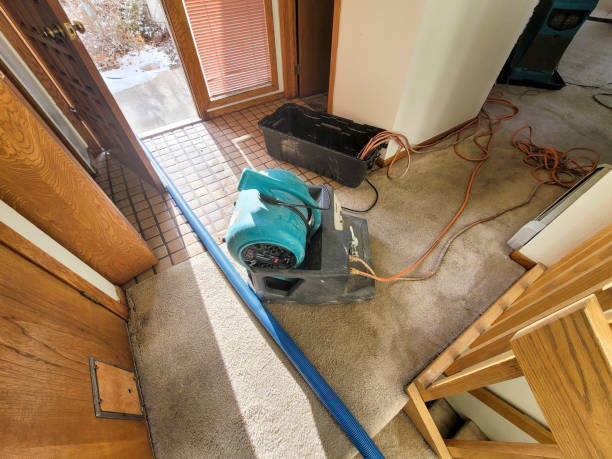 Water damage restoration process in Cochran, GA